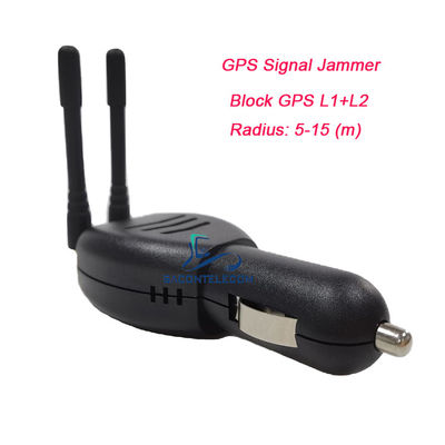 24VDC GPS signal de téléphone portable brouilleur L1 L2 15m portée